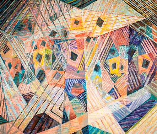 Getragen von Linien (076)